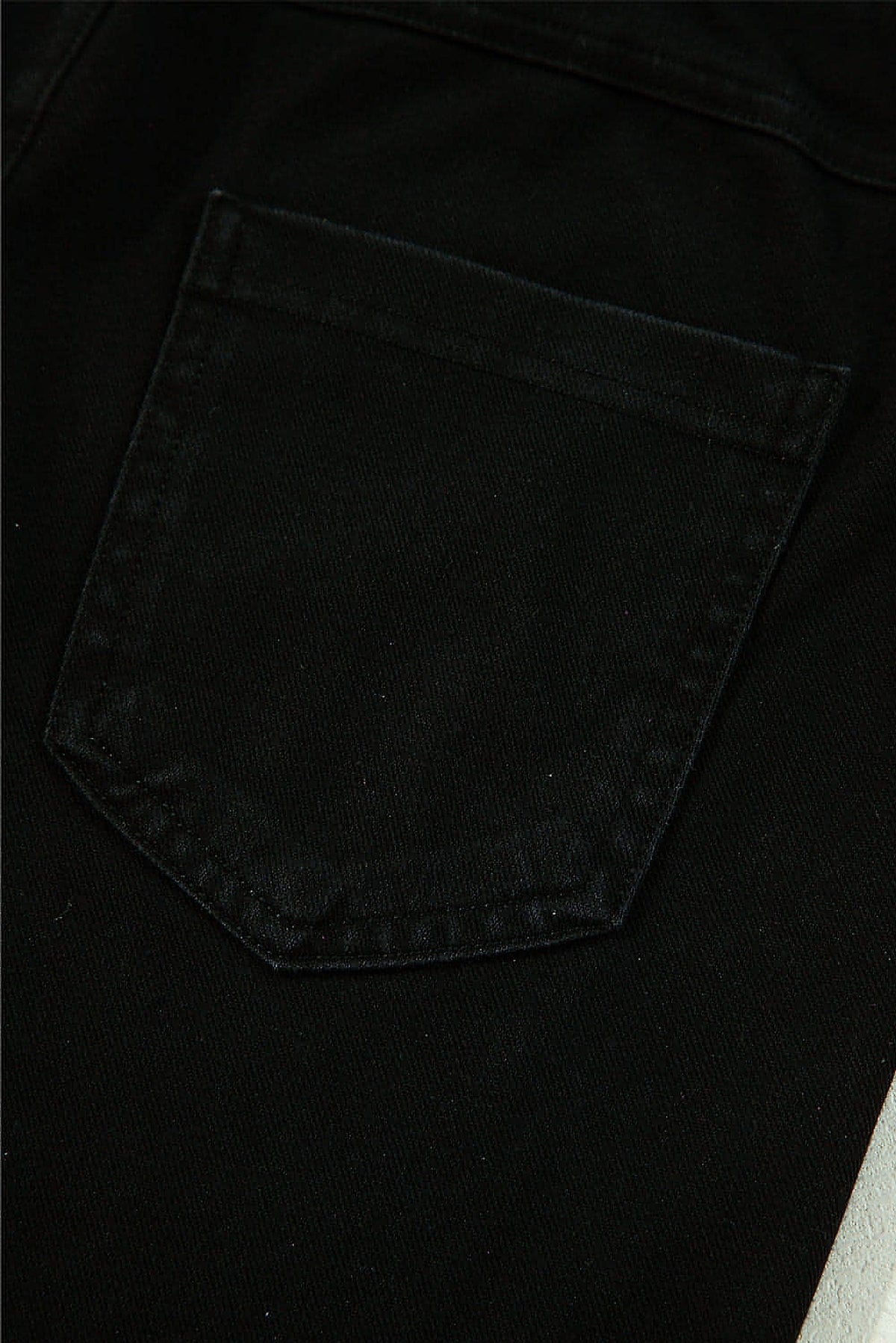 Black Solid Color High Waist Stretchy Slim Fit Jeggings - enhanced image 12