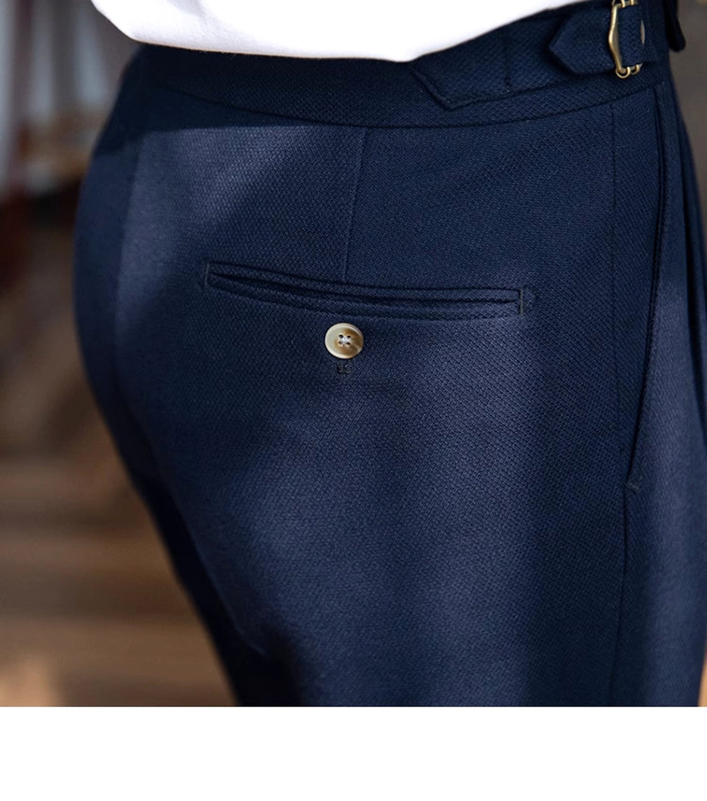 British Men Business Casual Pants - enhanced image 12