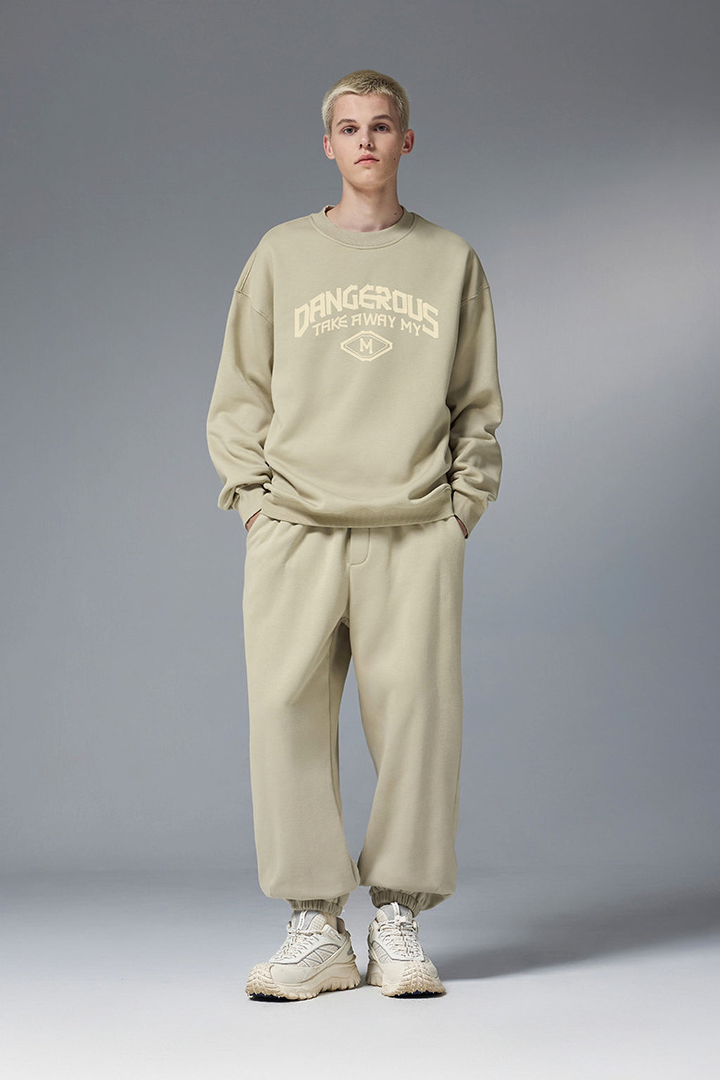 Casual Loose Round Neck Letter Printed Flame Single-layer Fleece-lined Top - enhanced image 12