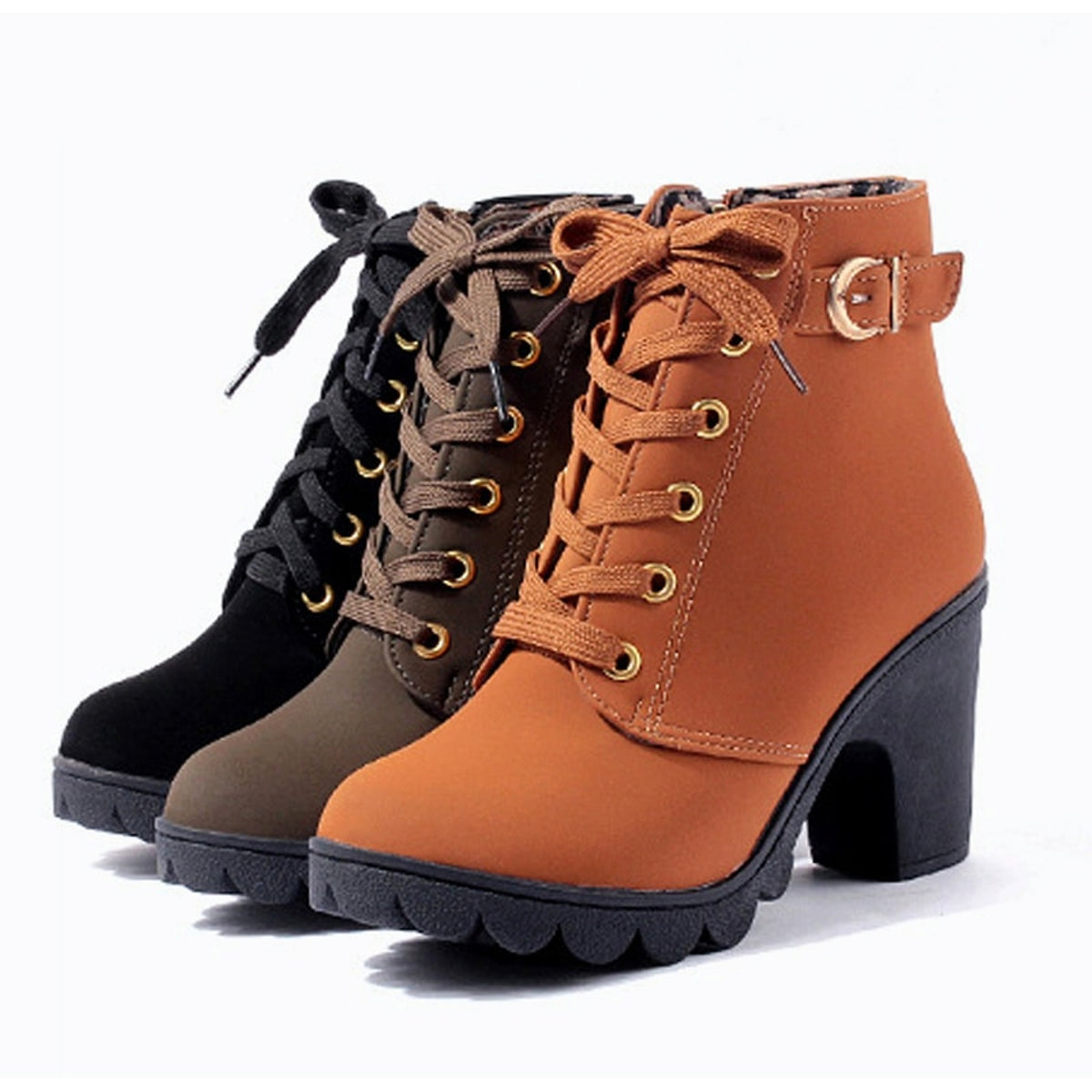A.1 Cross strappy boots Women - enhanced image 12