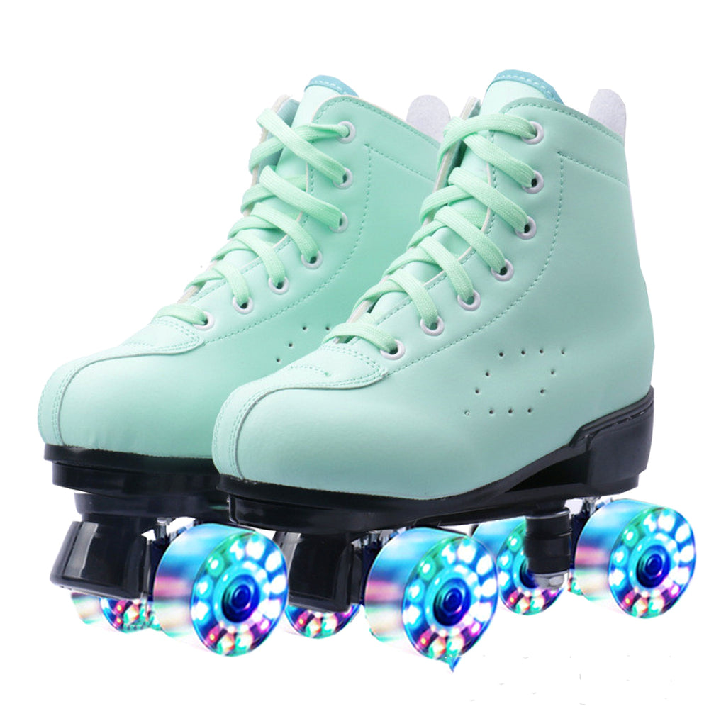 Double Row Skates Four-roller Skates Flashing Heelys - enhanced image 12