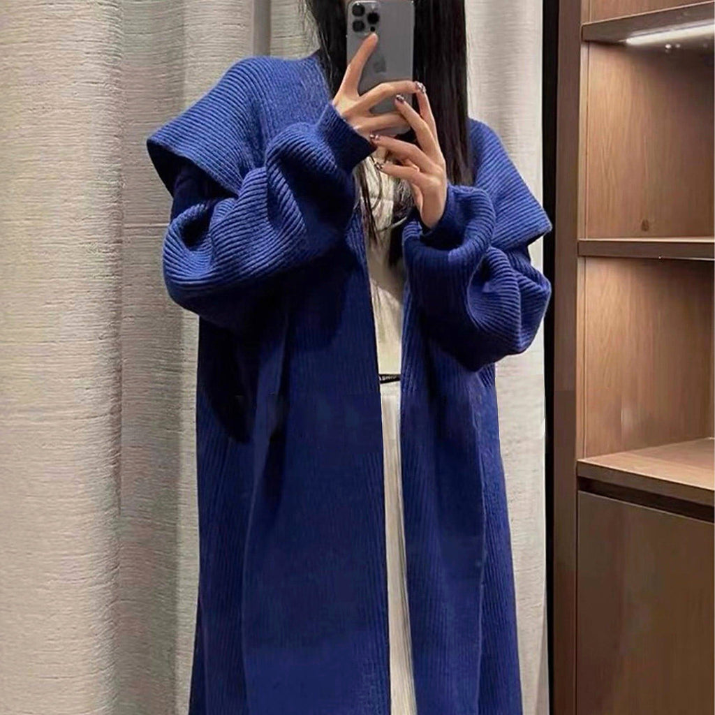 Green Alpaca Women 's Wool Sweater Coat Cardigan Handmade Clothing - enhanced image 12