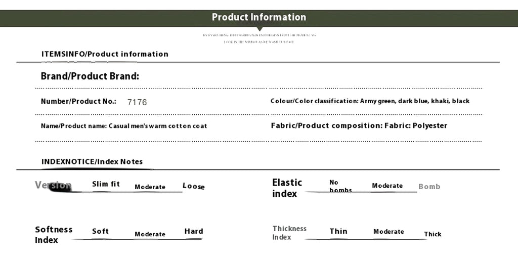 Jacket Fleece-lined Thickened Military Coat For Men - enhanced image 12