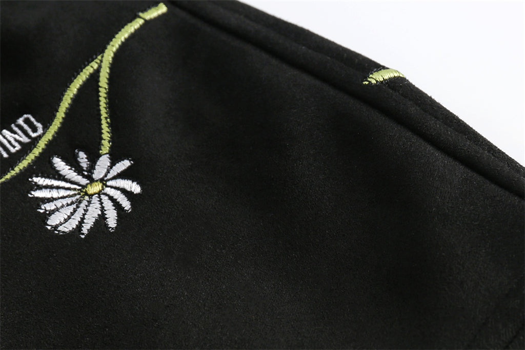 Letter Floral Embroidered Jacket For Men - enhanced image 12