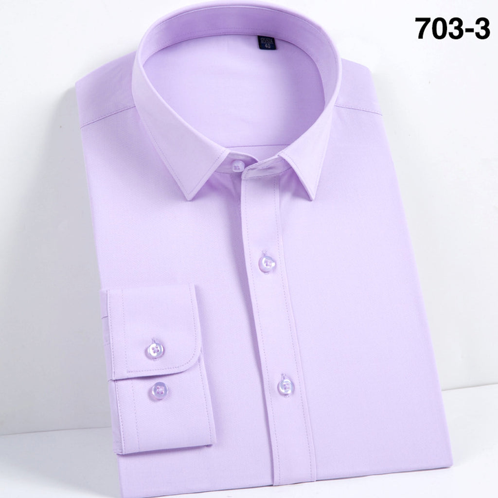 Men DressShirt Long Sleeve Shirt - enhanced image 12