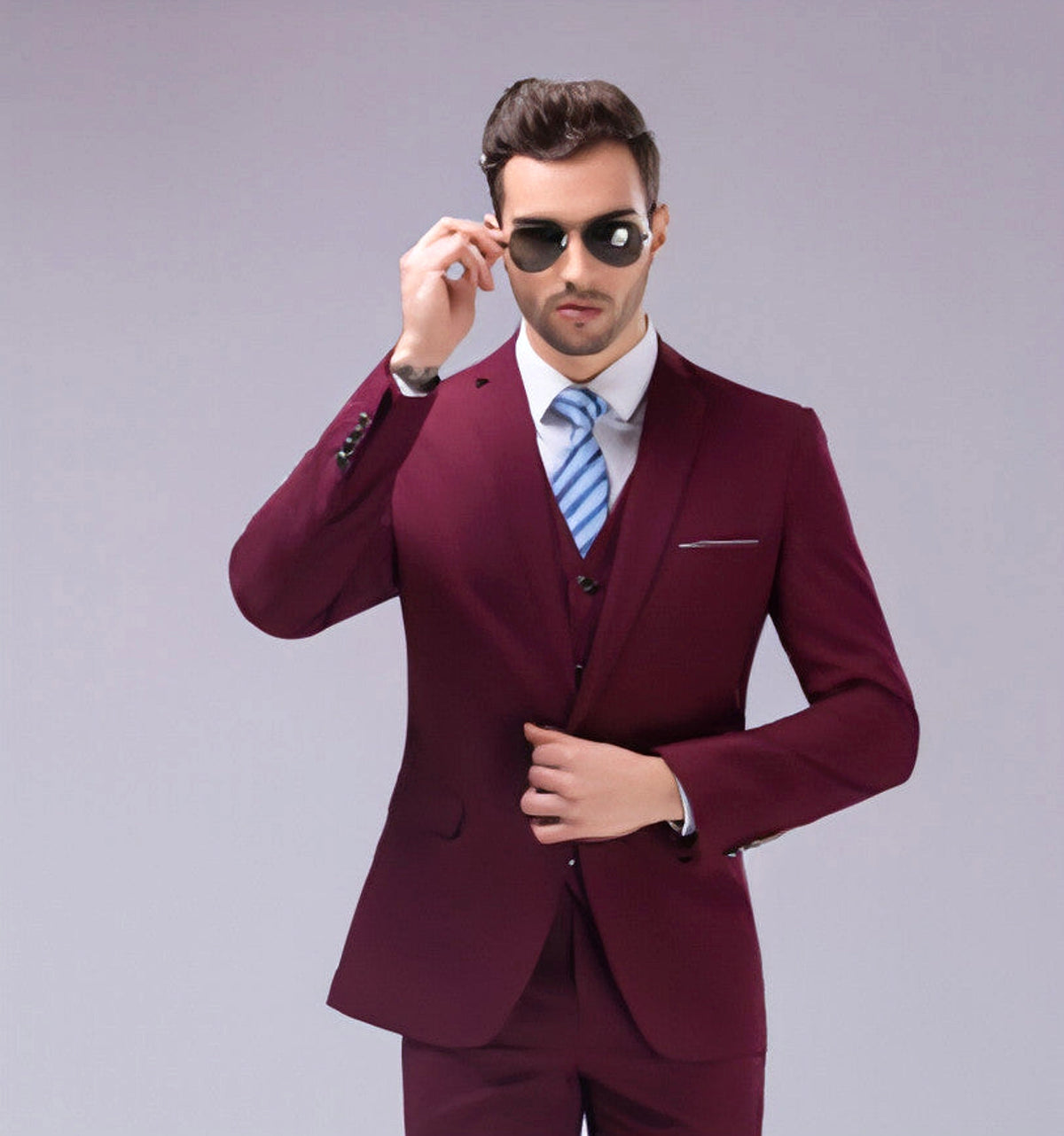 Valverro™ – Classic Men's Business Suit - enhanced image 12