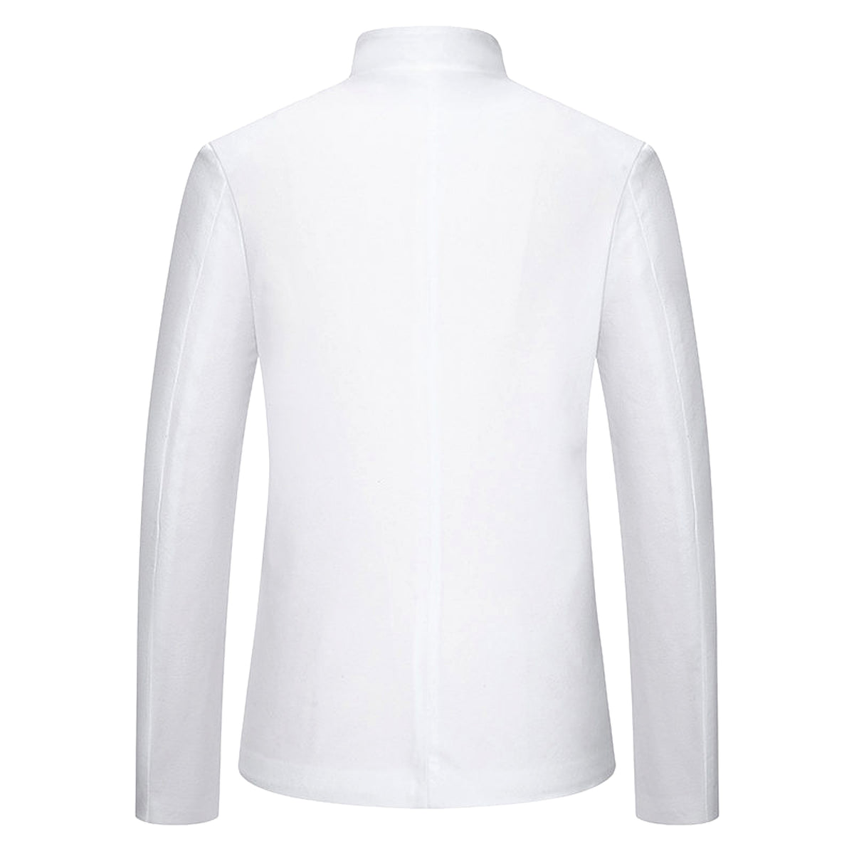 UrbanEdge™ – Color Stitching Mandarin Collar Blazer - enhanced image 12
