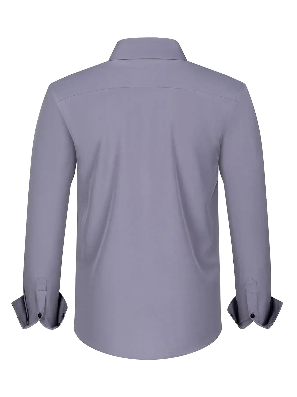 Men's Full Size Button-Down Casual Shirt with Contrast Cuffs Plus Size - enhanced image 12