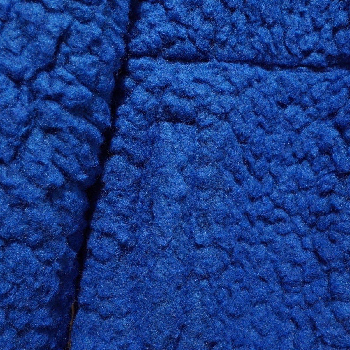 Men's Klein Blue Loose Version Imitation Lamb Wool Fleece Jacket - enhanced image 12