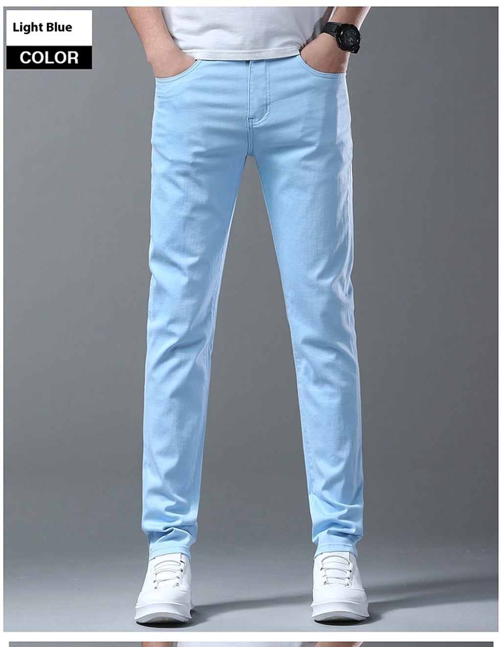 Men's Korean Style Slim-fitting Ankle-tied Youth High-end Pants - enhanced image 12