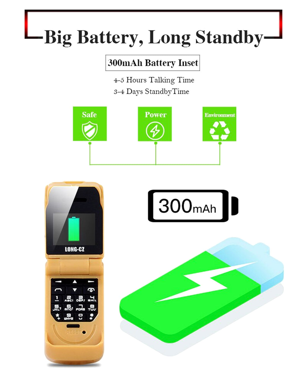 Z. Mini flip phone Accessories - enhanced image 12