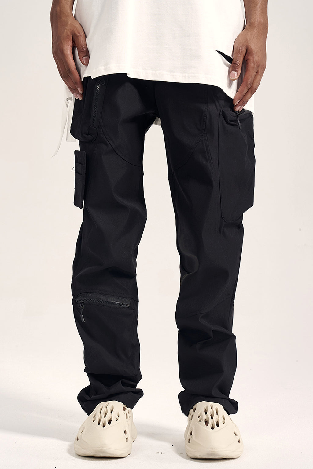 Multi-pocket Hook And Loop Chaopai Sports Casual Pants Men - enhanced image 12
