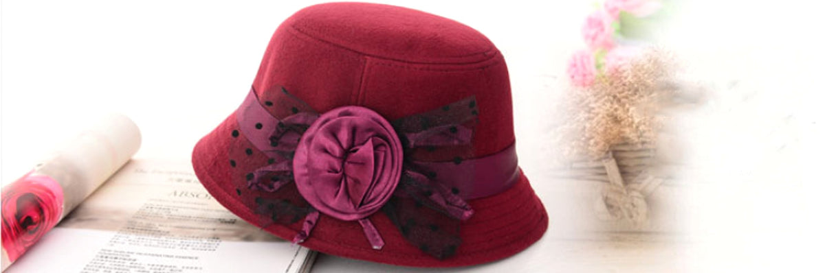 New Style Casual Ladies Big Brim Woolen Hat - enhanced image 12
