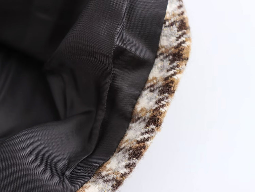 Retro Plaid Wool Look Coat – 25 Edition - enhanced image 12