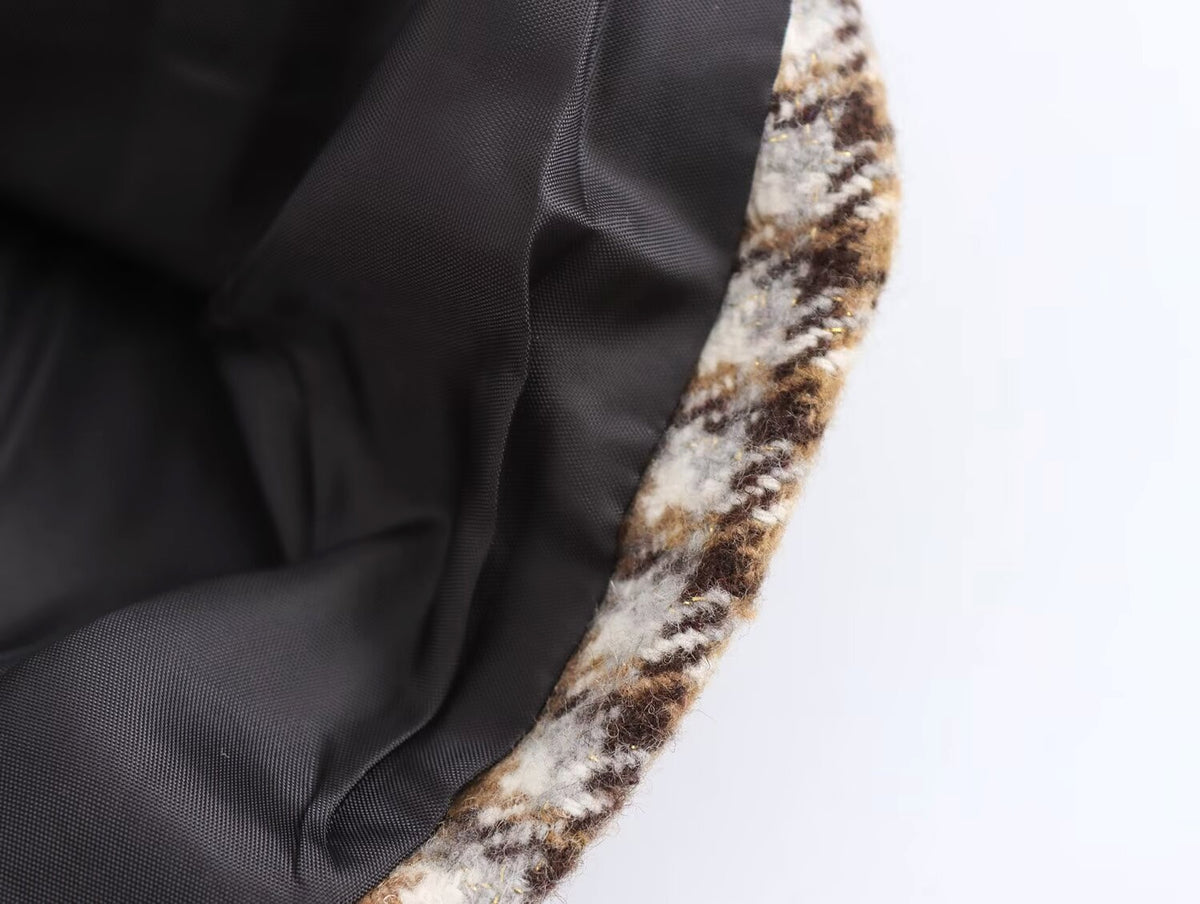 Retro Plaid Wool Look Coat – 25 Edition - enhanced image 12