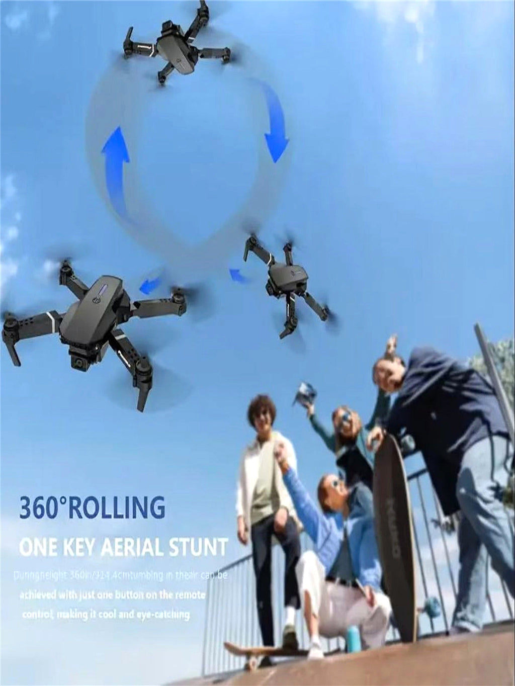 SkyCapture™ – Foldable Smart Camera Drone with 1 Battery (US Warehouse) - enhanced image 12