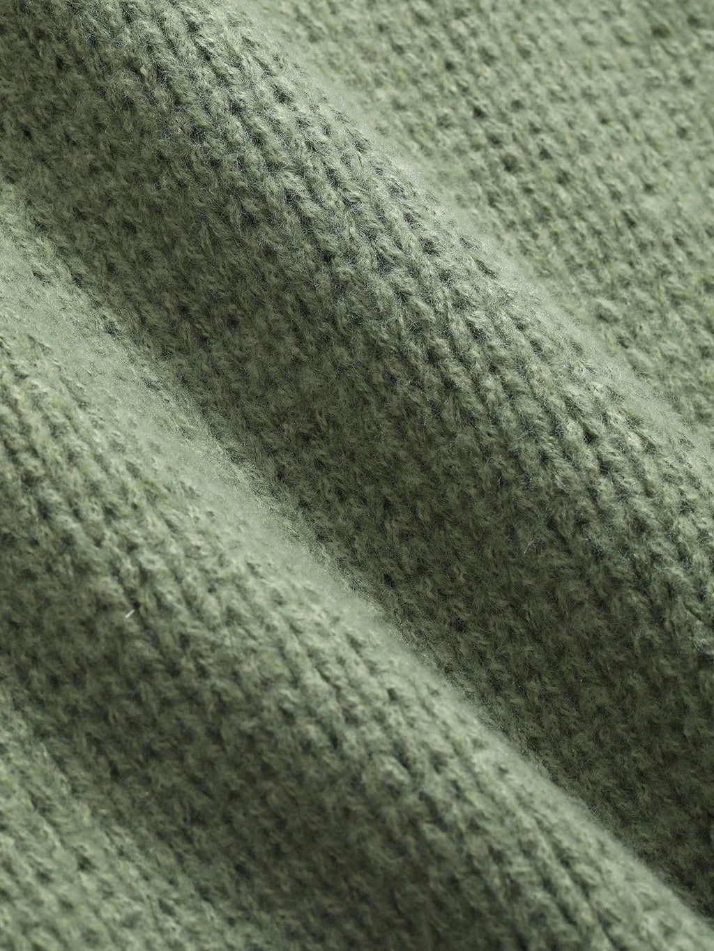 Solid Color Loose Knitted Pullover Leisure Japanese-style Retro Long Sleeve Round Neck Sweater Men - enhanced image 12