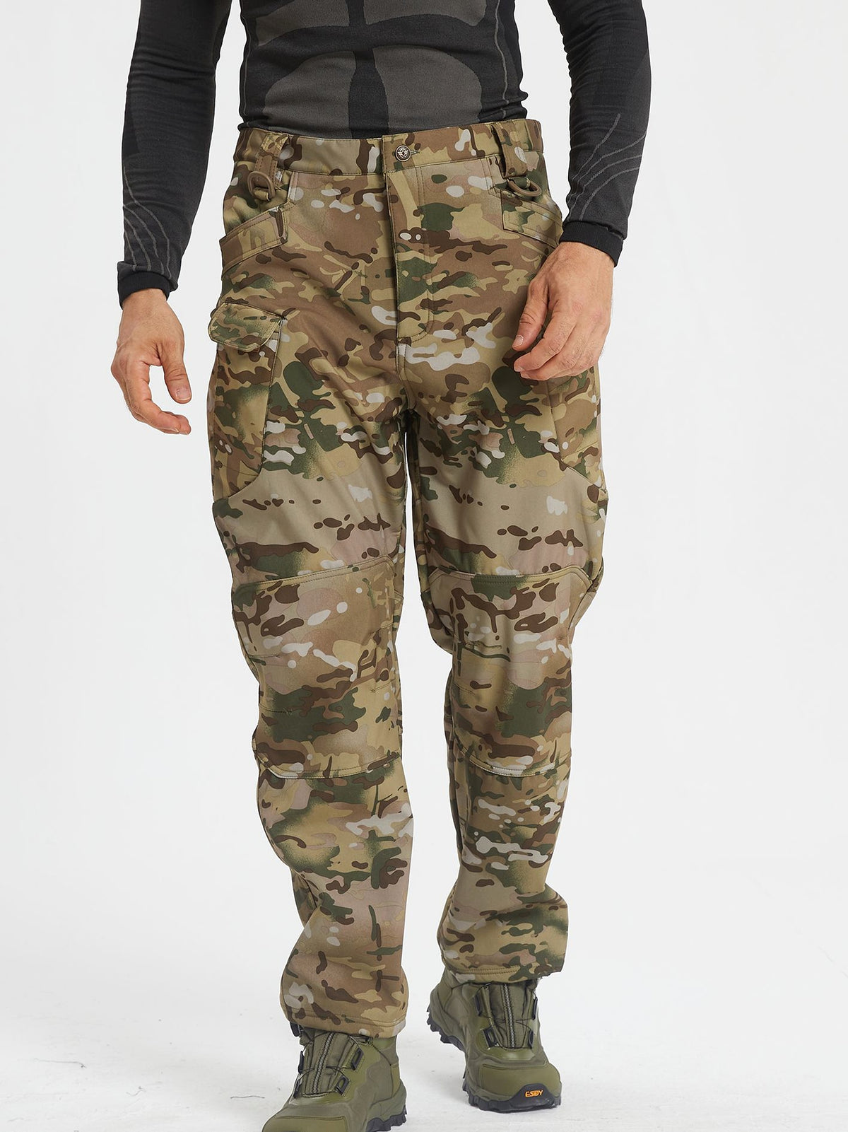 Sports Charging Soft Shell Polar Fleece Battle Climbing Pants - enhanced image 12