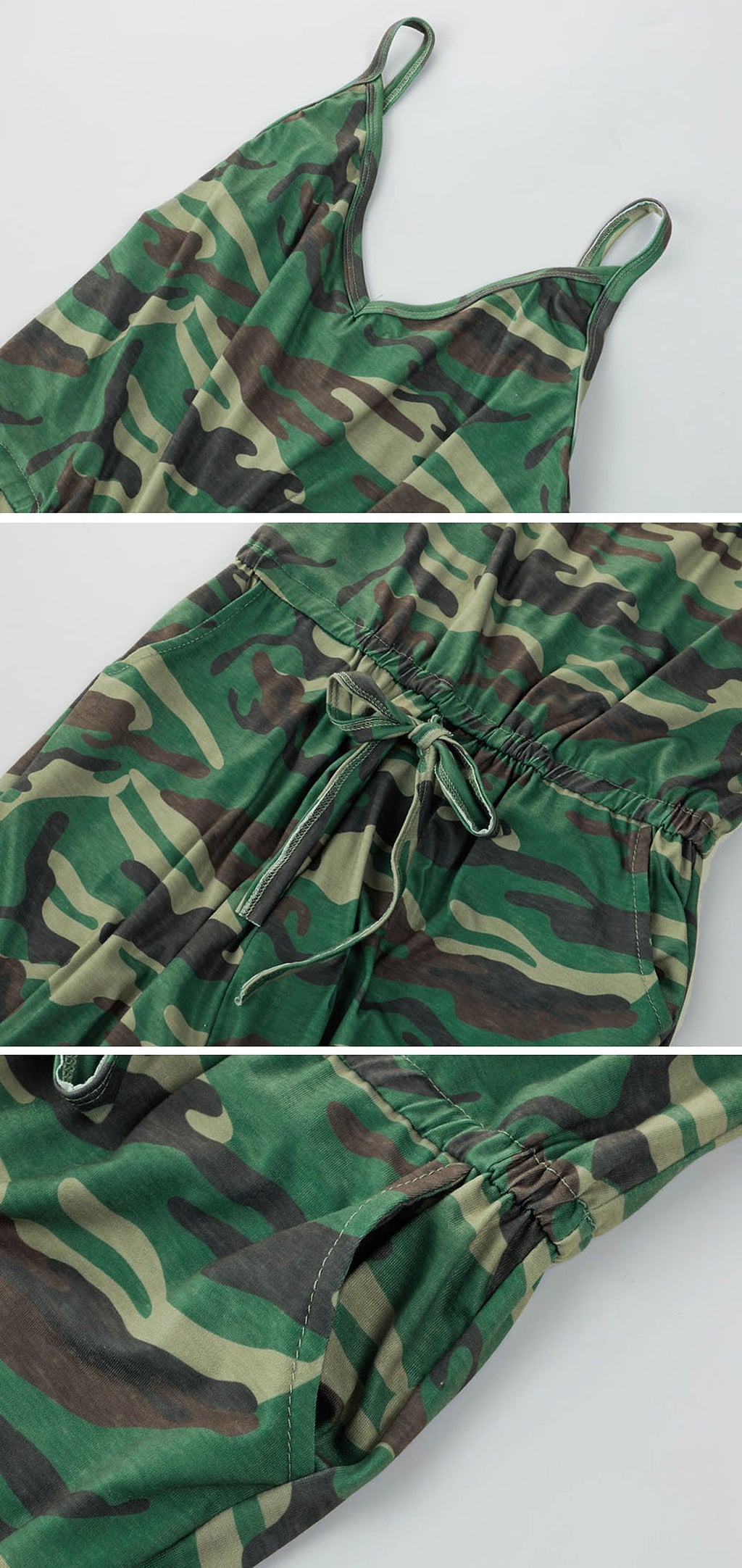 Strappy slim jumpsuit - enhanced image 12