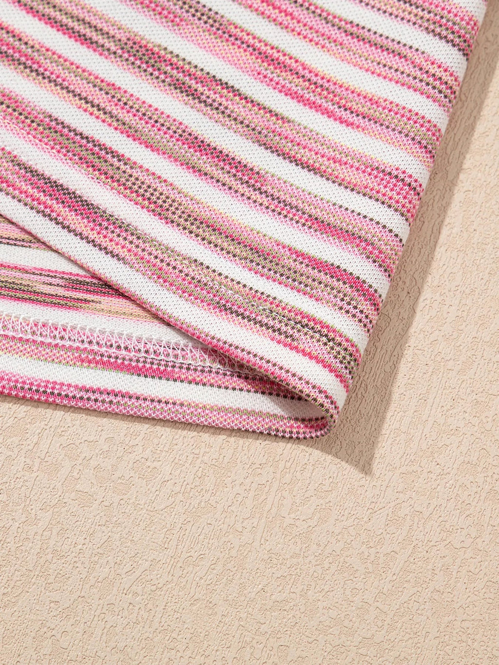 Striped Scoop Neck Tank Top - enhanced image 12