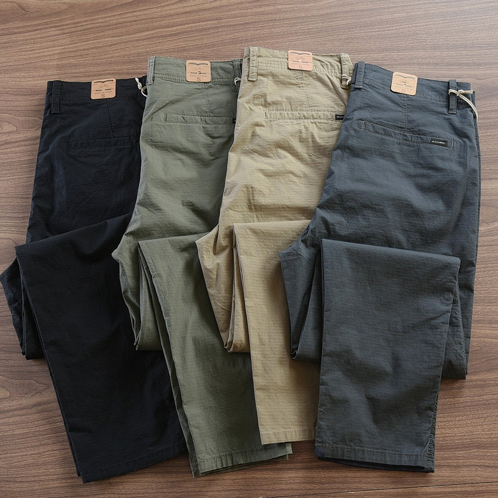 Summer Thin Breathable Men's Pencil Long Pants Jeans - enhanced image 12