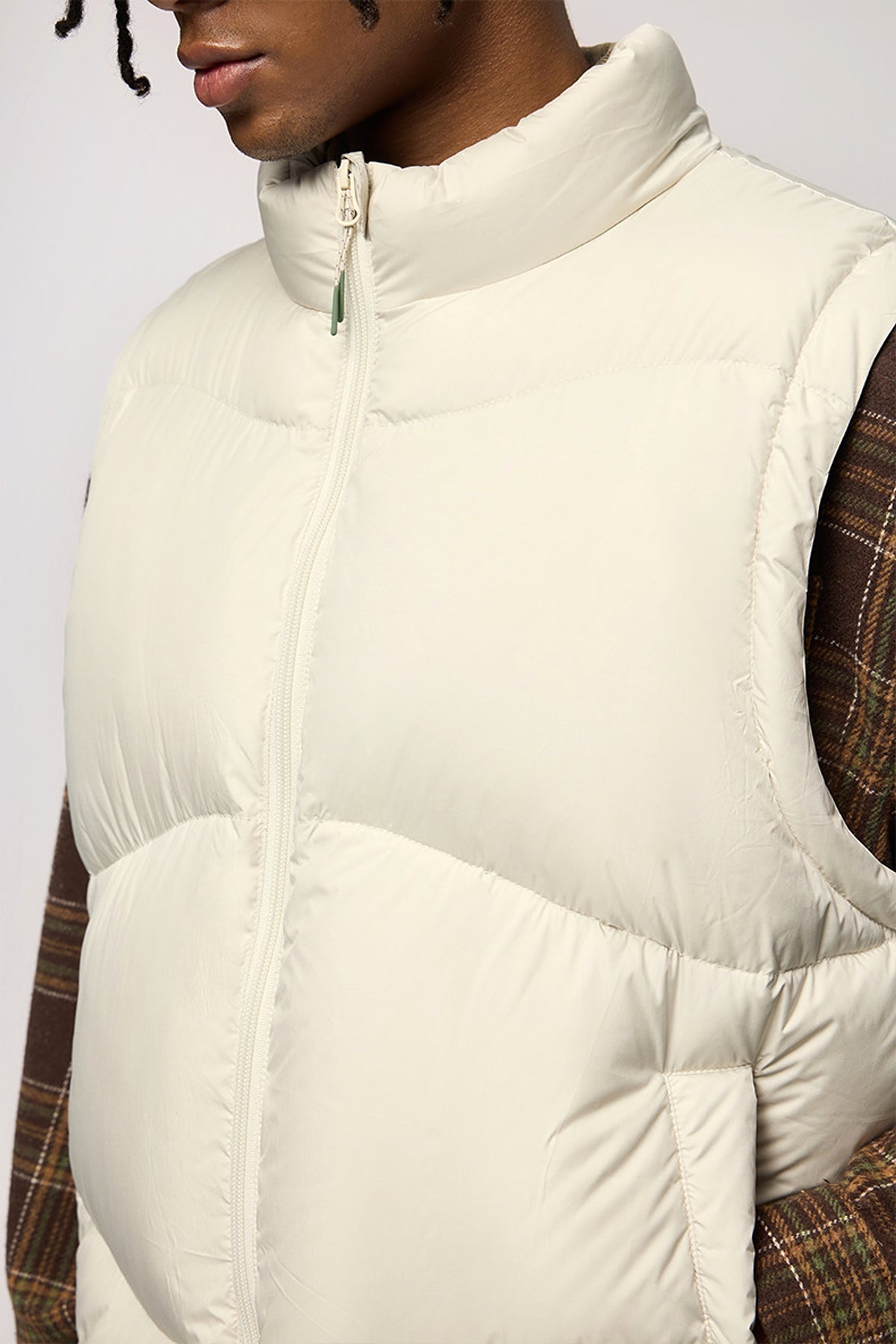 Thin And Portable Puff Down Vest White Duck Down Warm Vest Coat - enhanced image 12