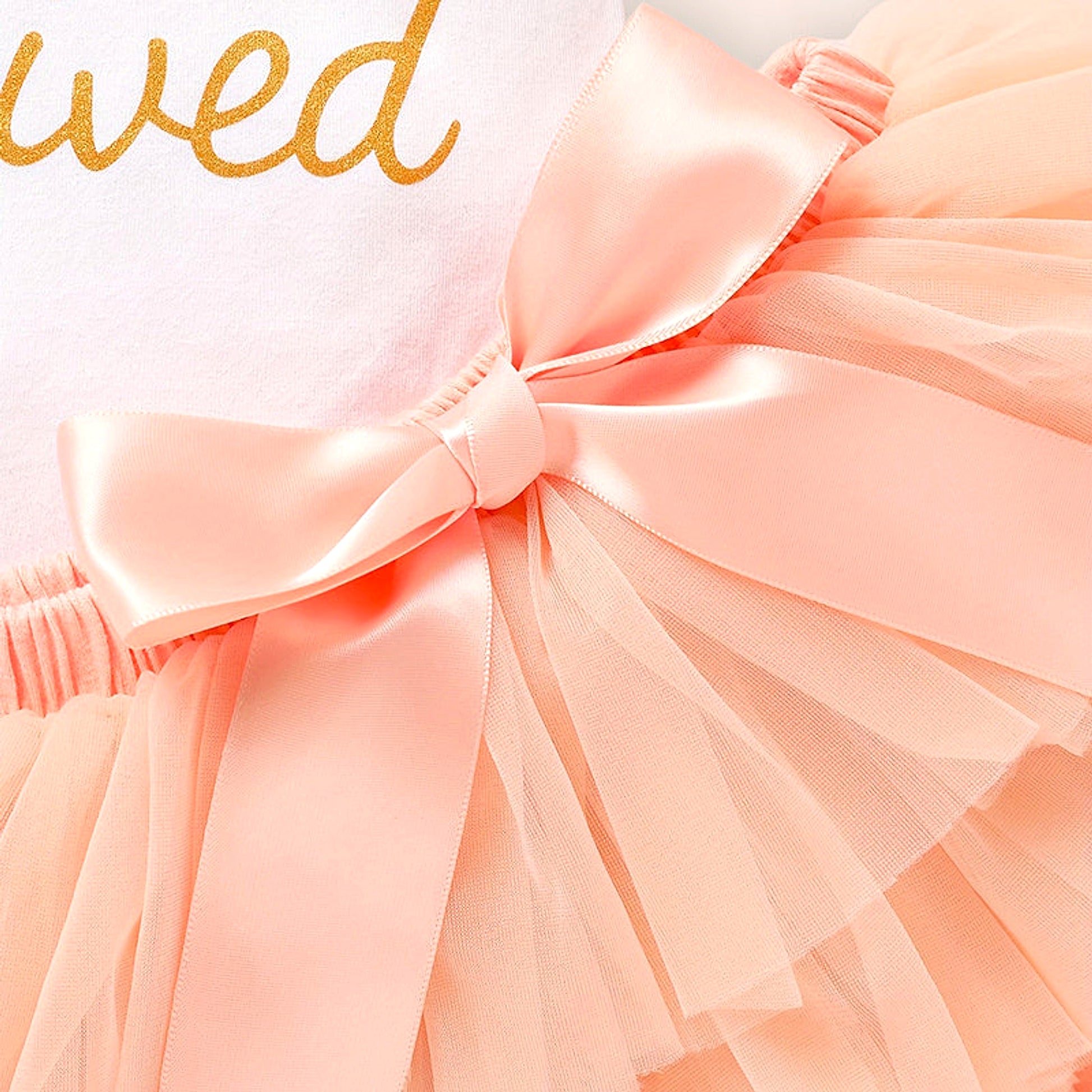 TinyBloom™ – Newborn Letter Romper & Tutu Set - enhanced image 12