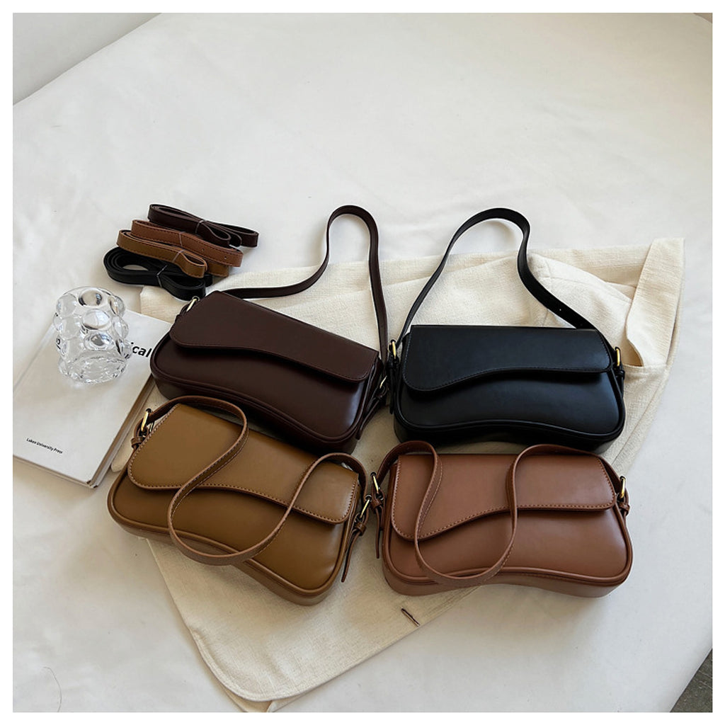 VelouraCraft™ – Magnetic Buckle Shoulder Bag - enhanced image 12