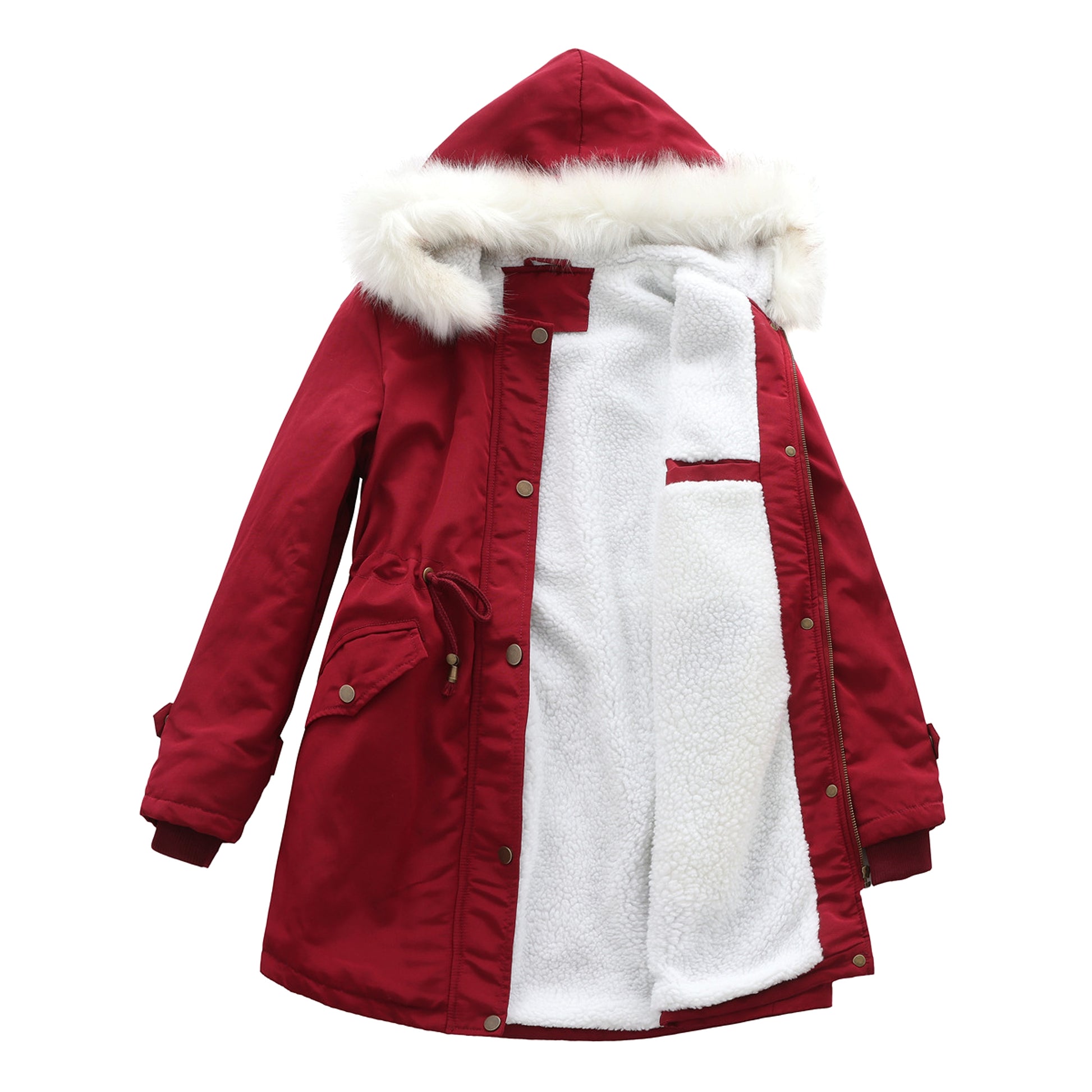A1. Women's Coat Cotton-padded Jacket - enhanced image 12