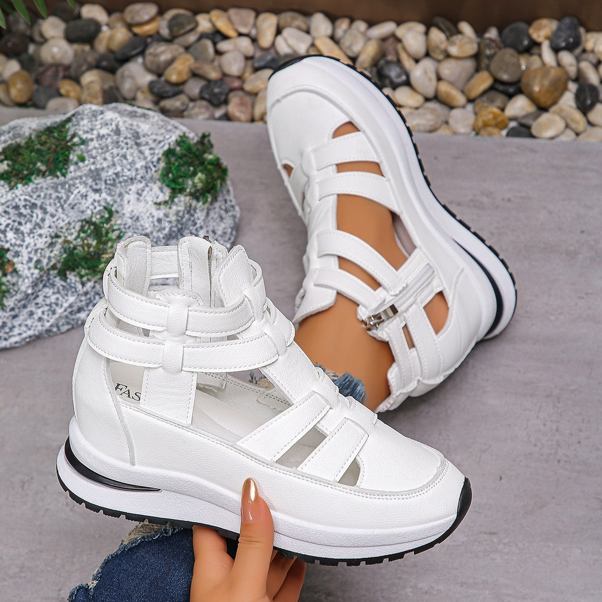 ALLFASHION™ – AirWave Velcro Platform Sandals - enhanced image 12