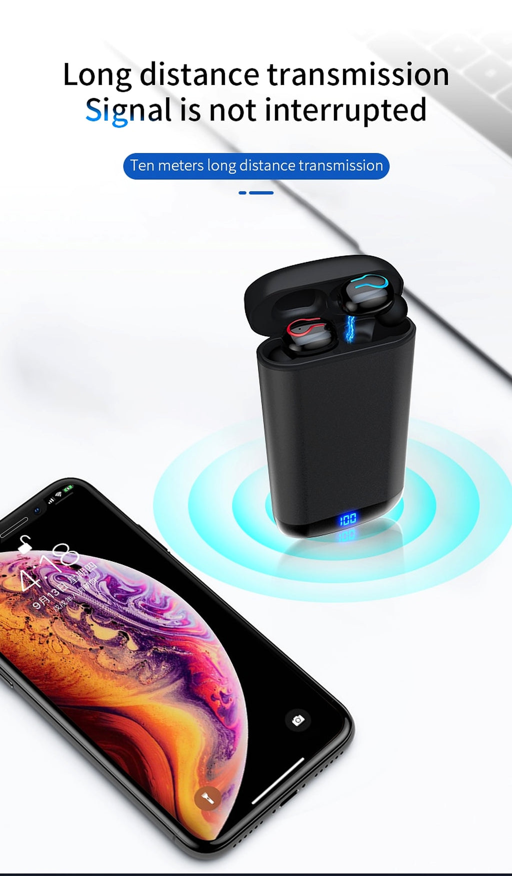 PulseCharge™ TWS Pro – Wireless Headset with Digital Display & Power Bank Case Smart Sound - enhanced image 12