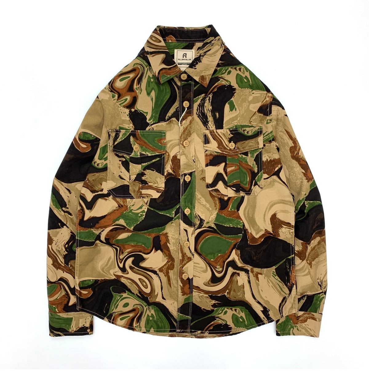 Beautiful Camouflage DressShirt Men's - enhanced image 13