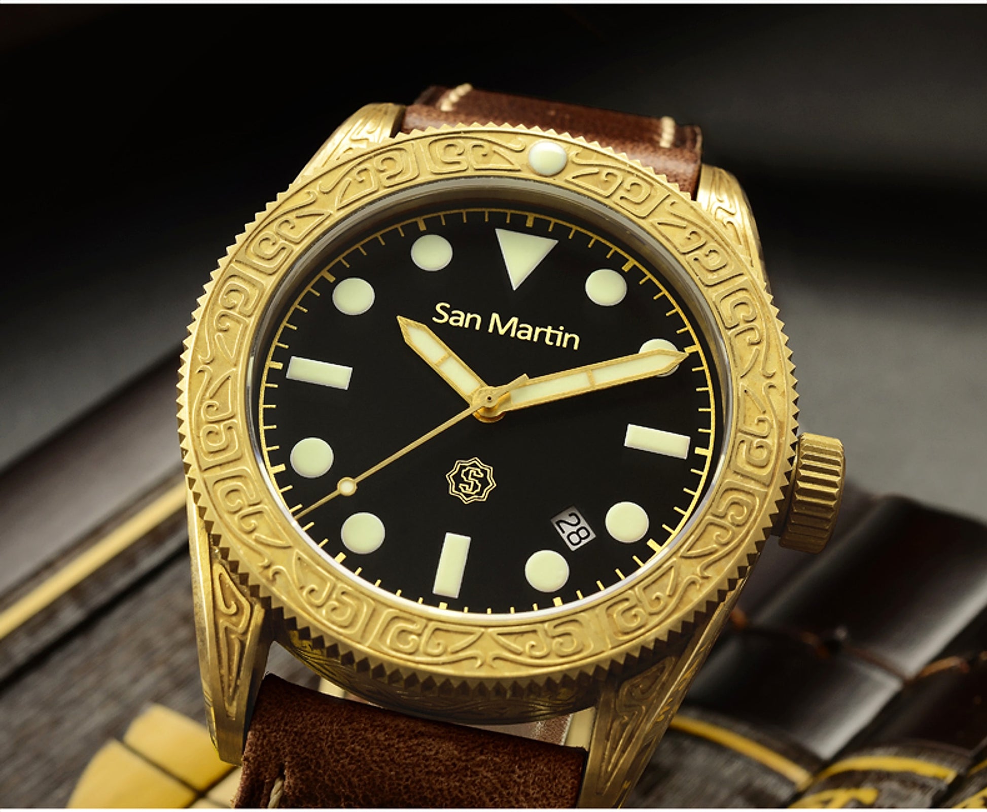 San Martin™ – Bronze Diver Automatic 200M - enhanced image 13