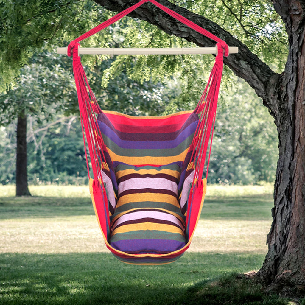 CozyCloud™ – Rainbow Hanging Chair with 2 Cushions - enhanced image 13