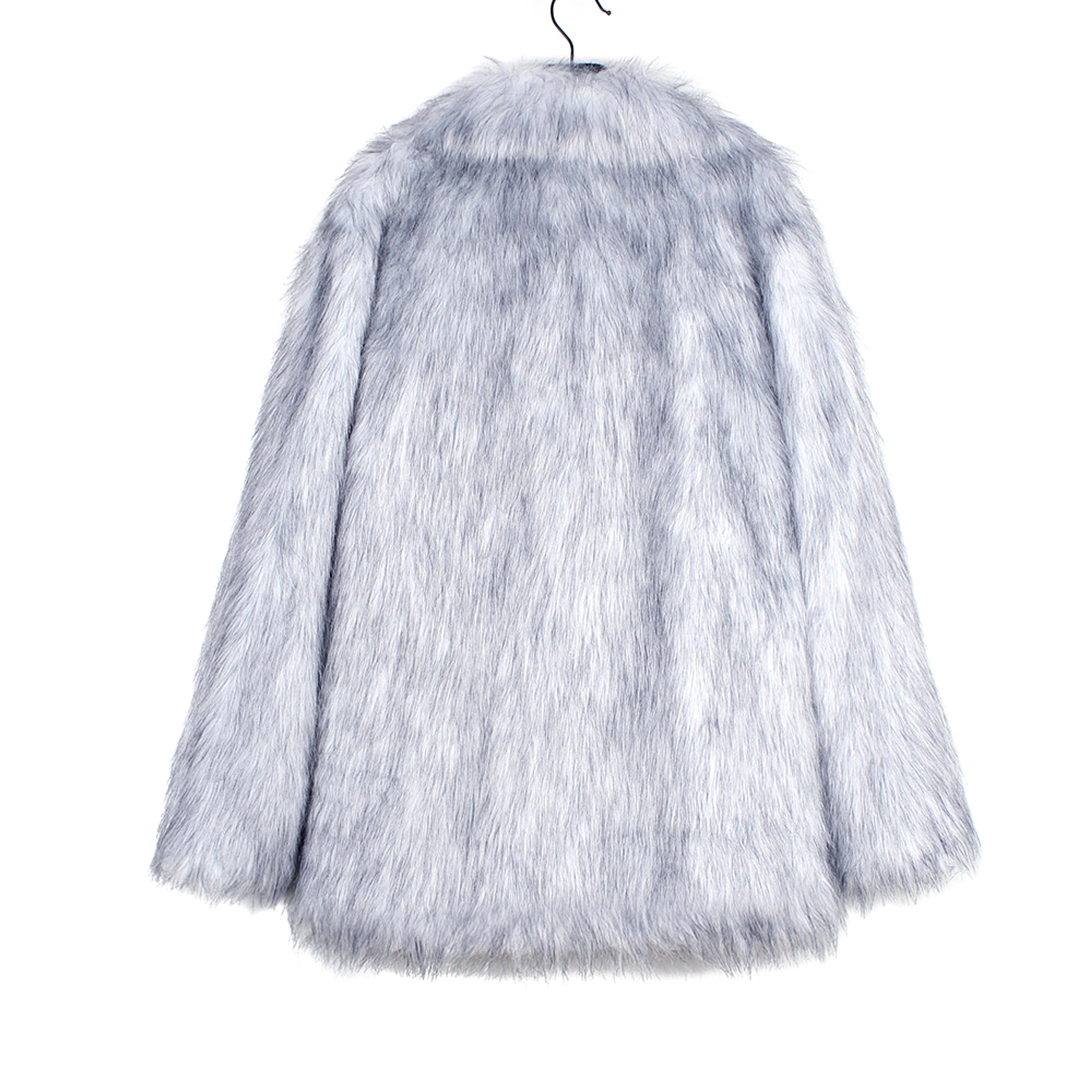Men's Lapel Short Faux Fur Jacket – Luxurious Warmth & Style - enhanced image 13
