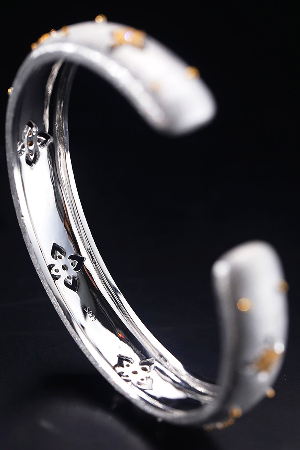 European And American Retro Brushed Bracelet S925 Silver - enhanced image 13