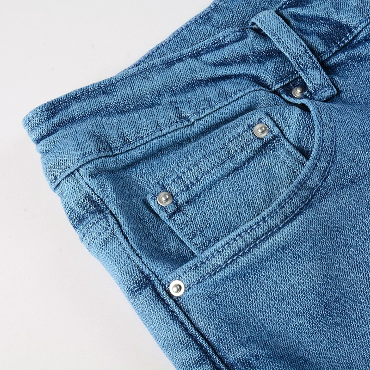 UrbanRift™ – Distressed Mid-Waist Street Jeans - enhanced image 13