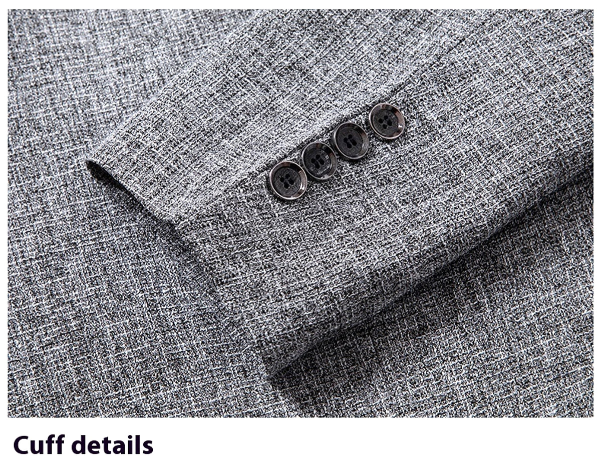 Korean-style Slim-fit Single Row One Button Small Business Suit Coat - enhanced image 13