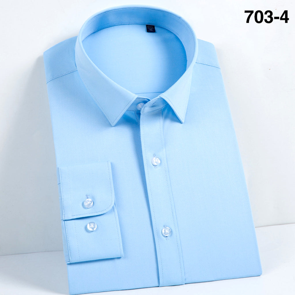 Men DressShirt Long Sleeve Shirt - enhanced image 13