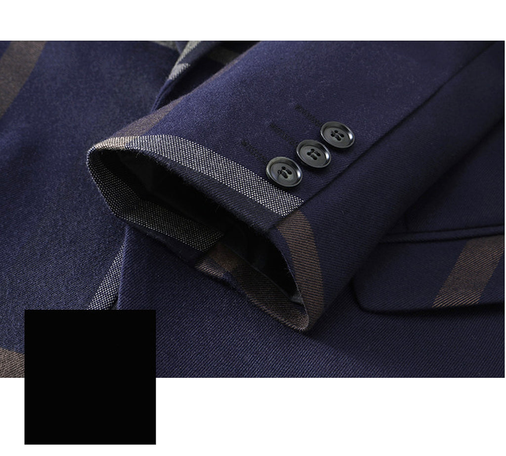 Sartorio™ – Men’s Slim 3-Piece Suit Set (Blazer + Vest + Pants) - enhanced image 13