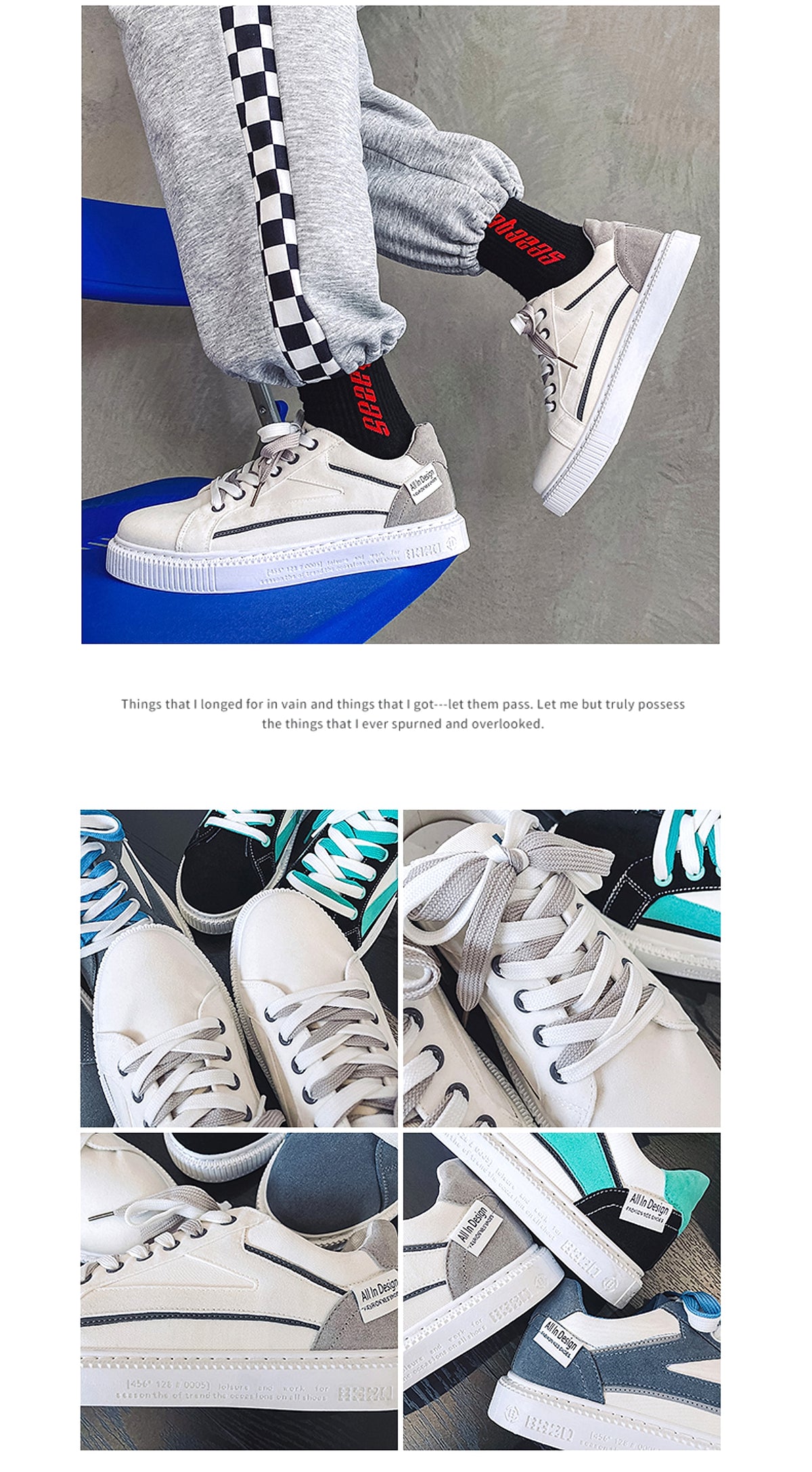 Men's Shoes Summer New Breathable Thin Sneakers Casual Low Top - enhanced image 13