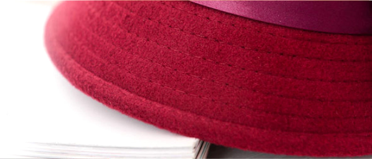 New Style Casual Ladies Big Brim Woolen Hat - enhanced image 13