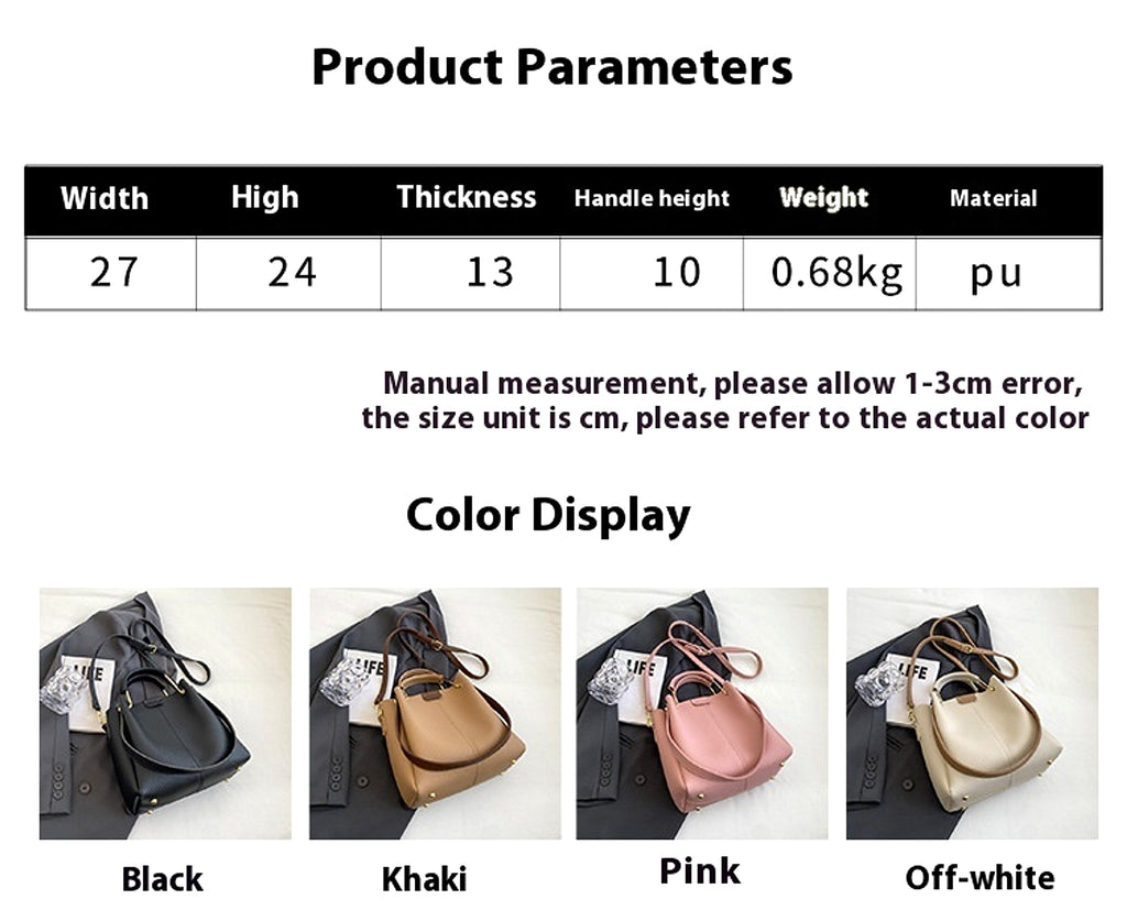 Roselle™ – Textured Mini Bucket Bag (Korean Style) - enhanced image 13