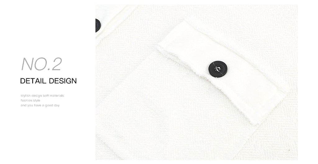 Solid Color Pullover Long Sleeve Top Women's Autumn New Button Loose Sweater Women's - enhanced image 13