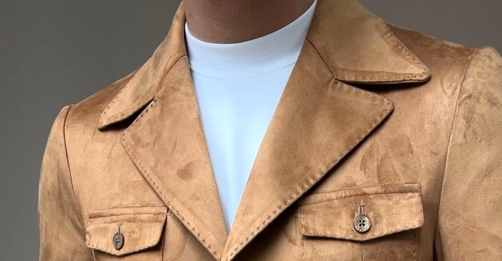 VeluttoRetro™ – Suede Velvet Classic Jacket - enhanced image 13