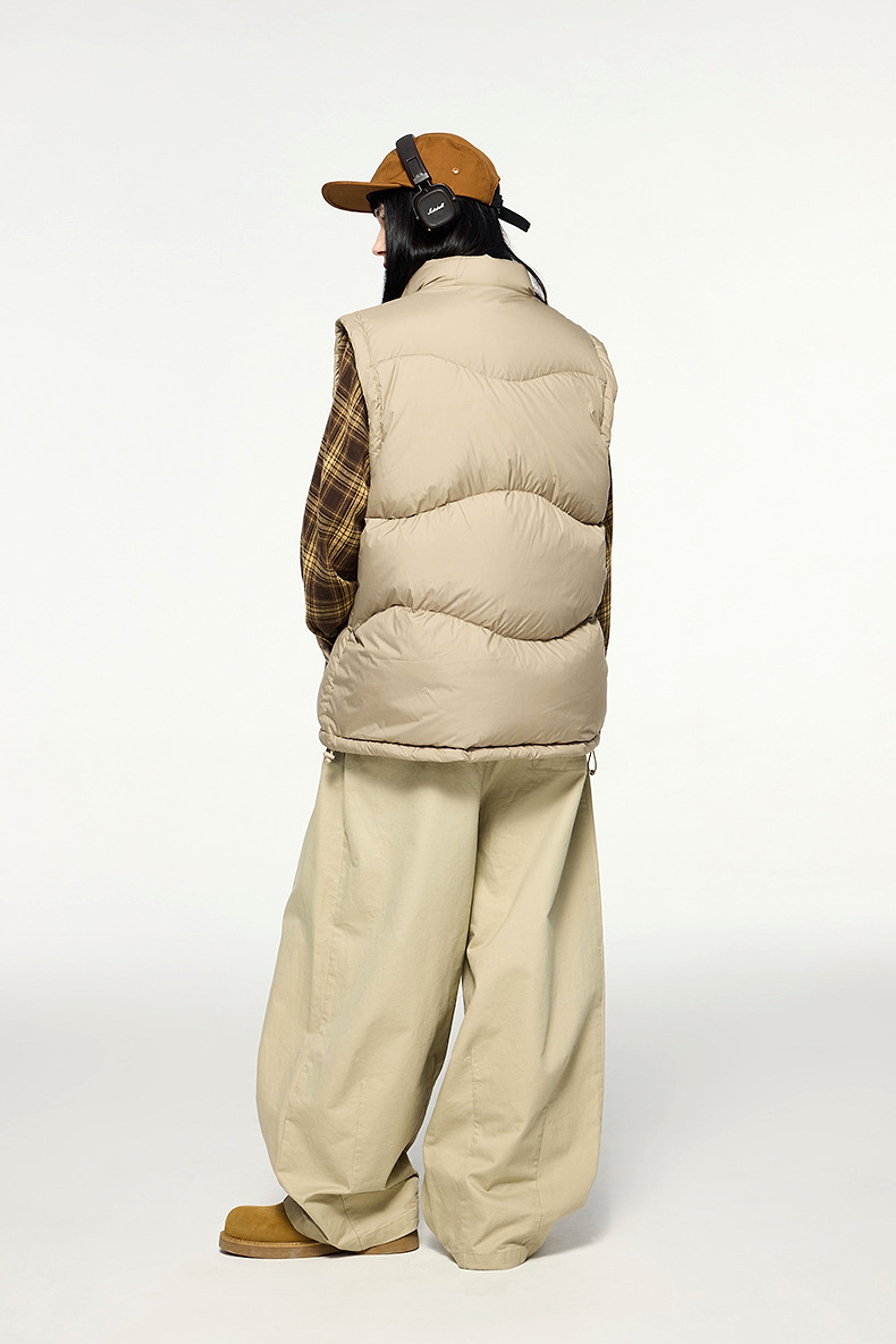 Thin And Portable Puff Down Vest White Duck Down Warm Vest Coat - enhanced image 13