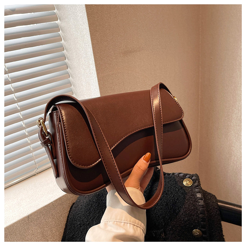 VelouraCraft™ – Magnetic Buckle Shoulder Bag - enhanced image 13