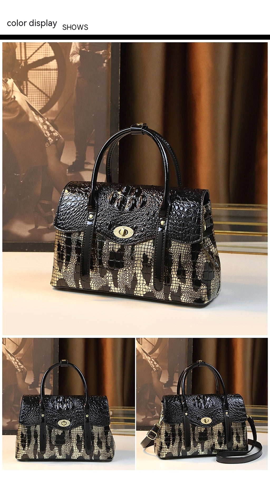 ViperMode™ – Snake Print Shoulder Messenger Bag - enhanced image 13