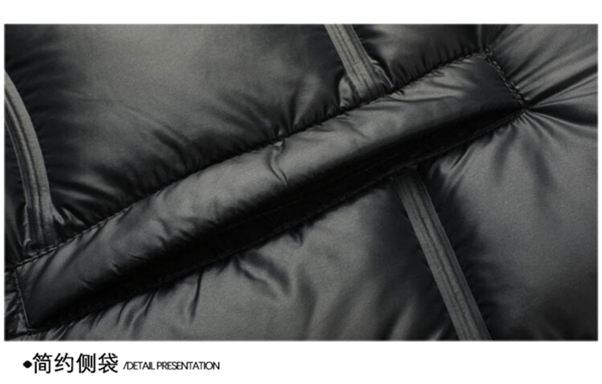 Winter Mid-old Men's Down Jacket Stand Collar Coat Thickened Protection Men - enhanced image 13