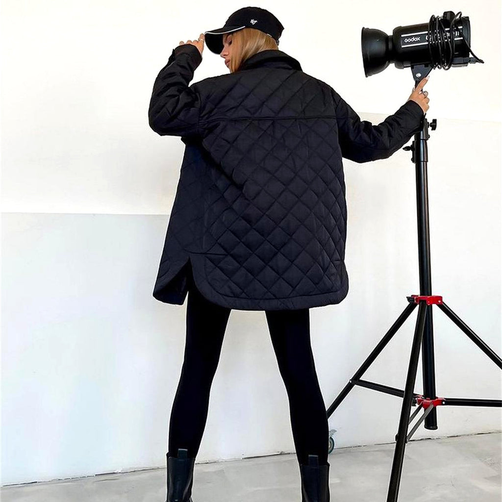 A.1 Women Rhombus Cotton-padded Jacket - enhanced image 13